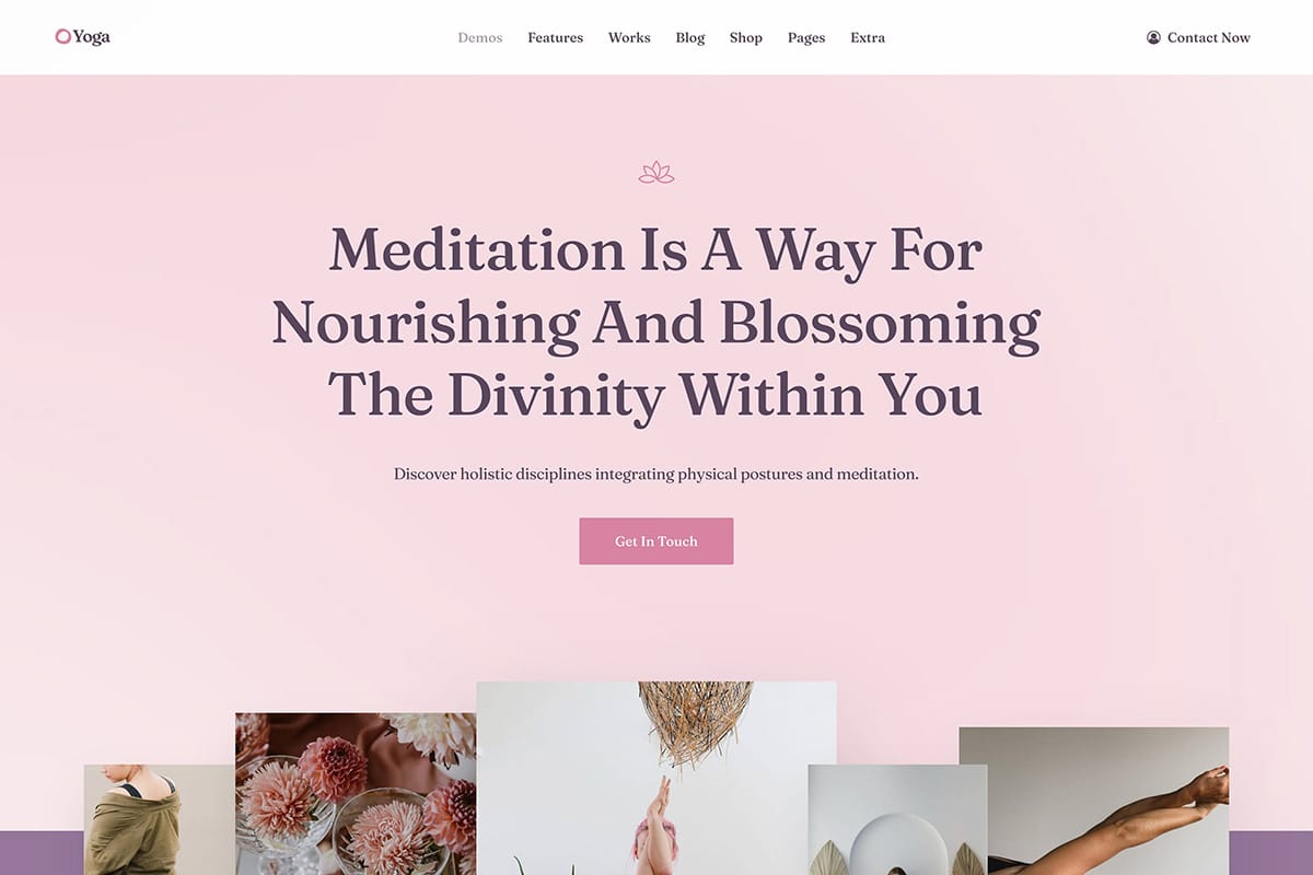 Yoga WordPress Theme